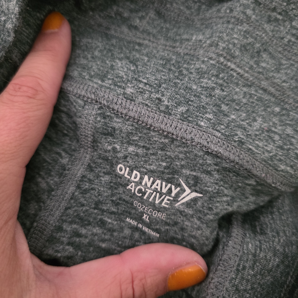 Old Navy Active Heathered Green Sweatpants - Picture 2 of 2